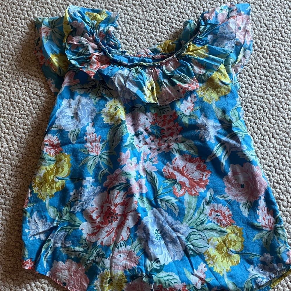 LOFT Multicolor Floral Top